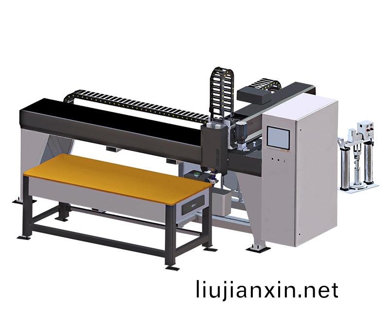 常(chang)量硅(gui)膠髮泡點膠機