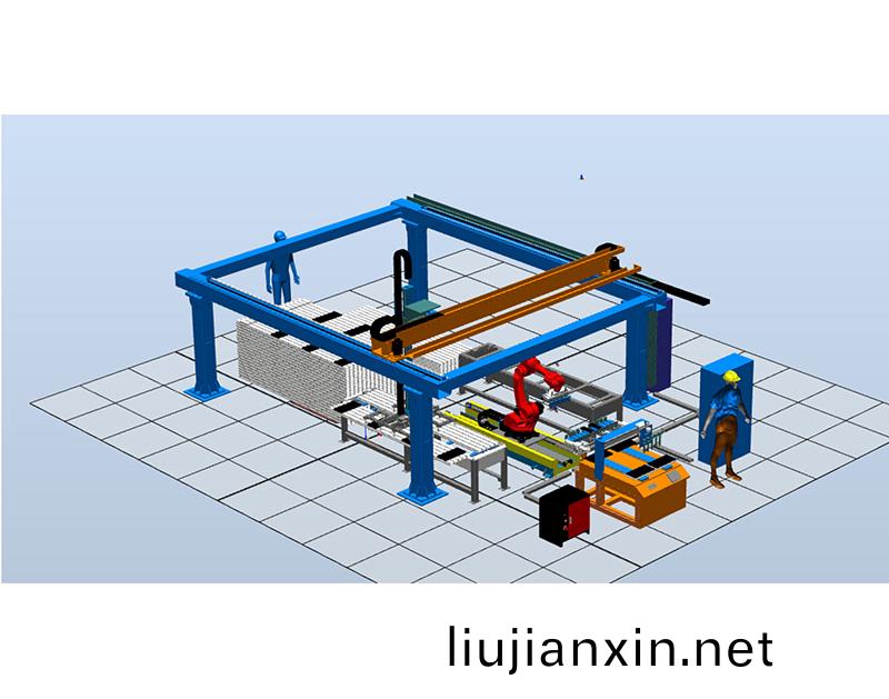 光伏鋁(lv)型材(cai)塗(tu)膠機(ji)器人生(sheng)産線